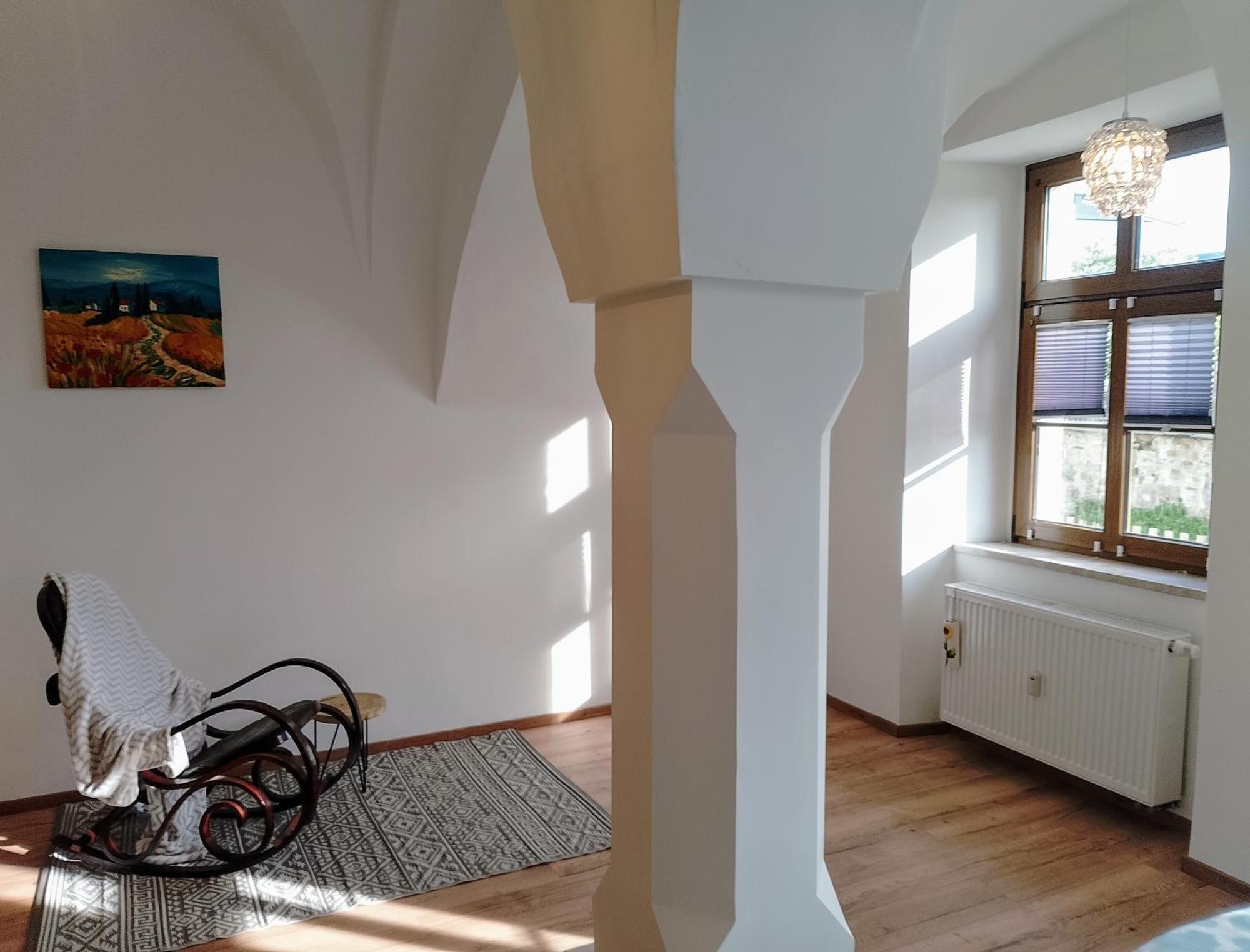 Ferienwohnung Im Rittergut Plohn 300 Meter Zum Freizeitpark Lengenfeld  Exterior photo