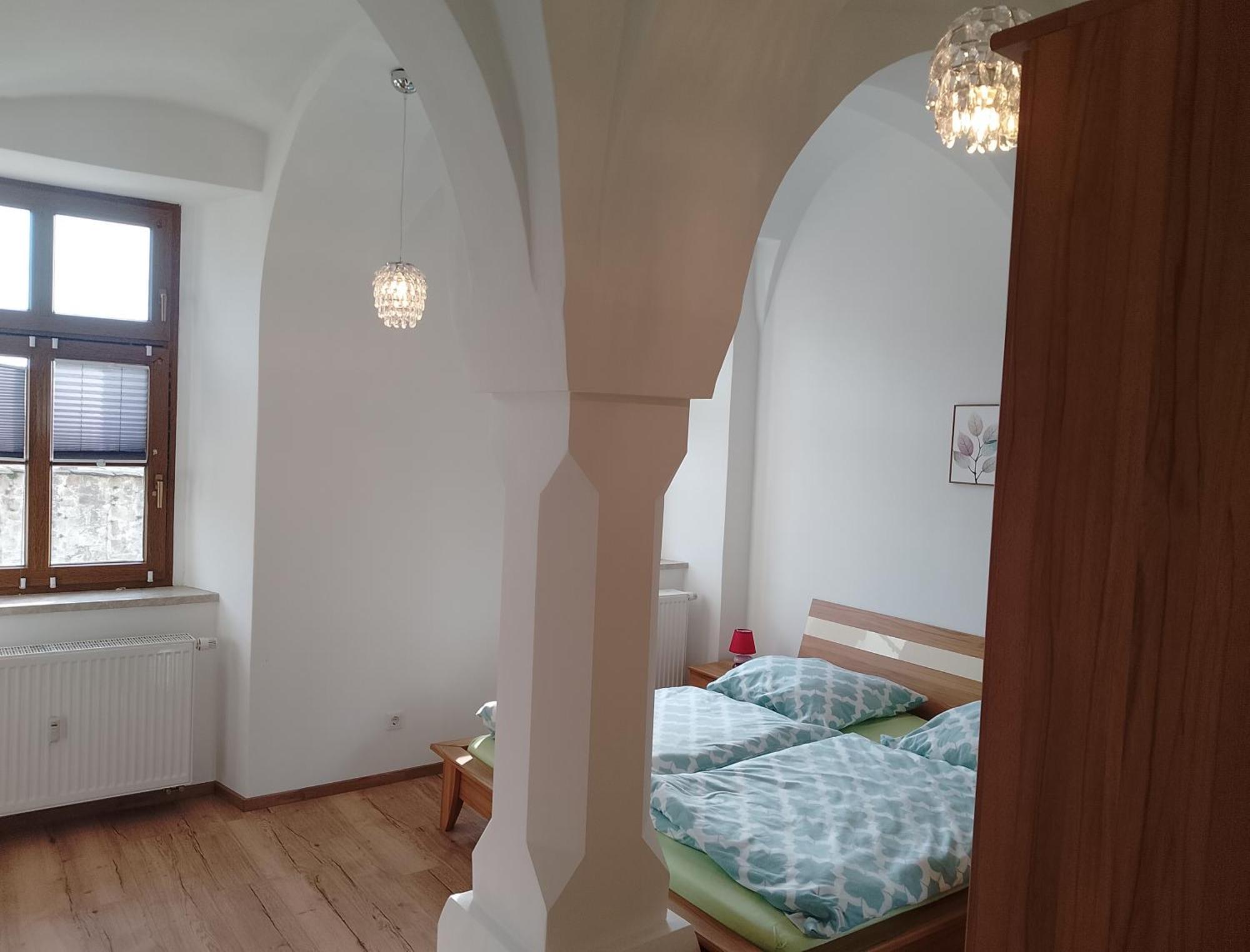 Ferienwohnung Im Rittergut Plohn 300 Meter Zum Freizeitpark Lengenfeld  Exterior photo